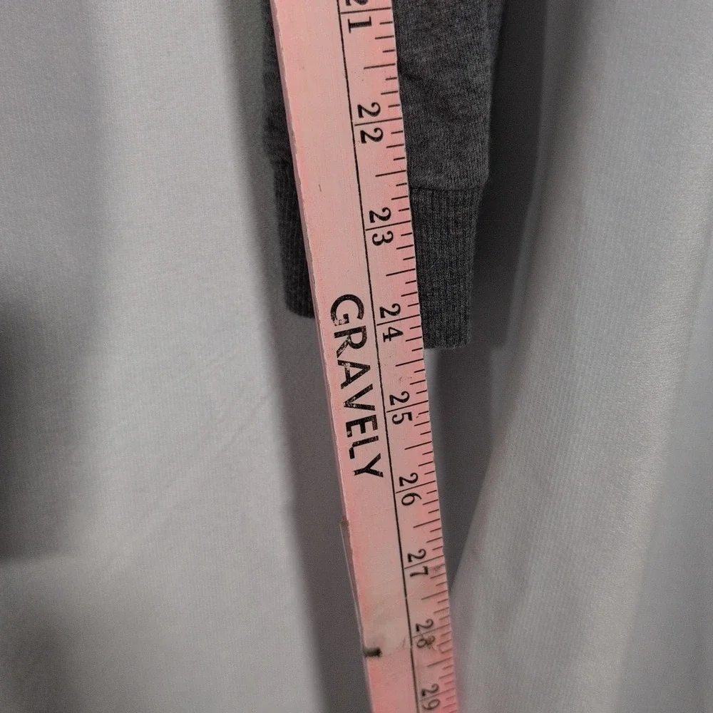 Southern Marsh 1/4 Zip Pullover Sweater Gray Black Richardson Stretch Mens M